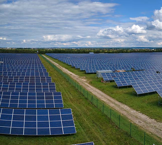 Solar Panel Drone Cleaning