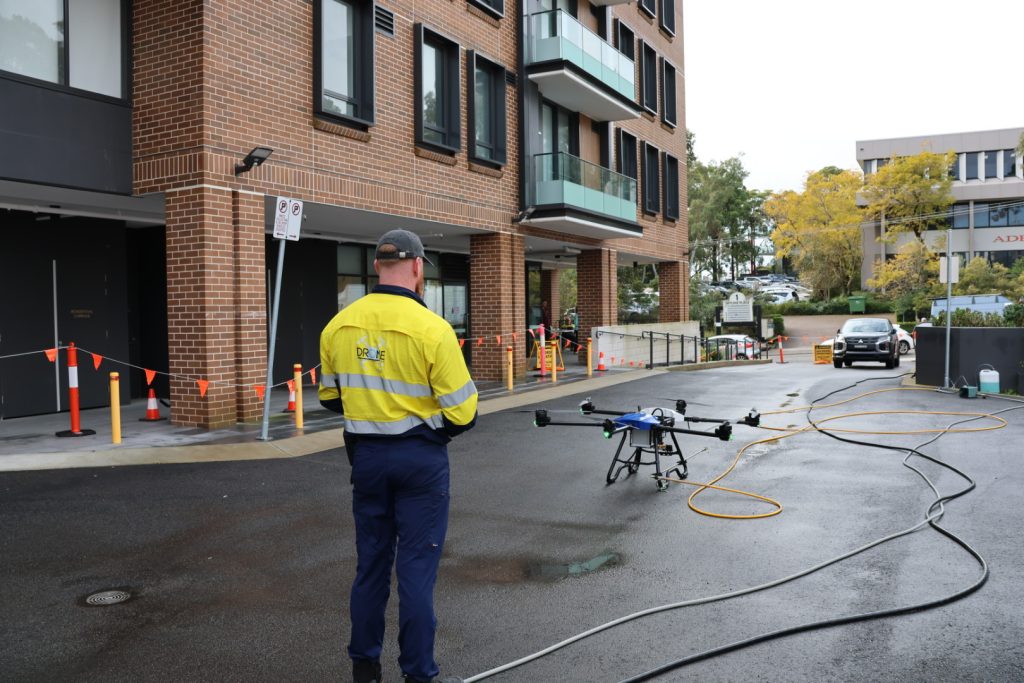 strata drone cleaning sydney
